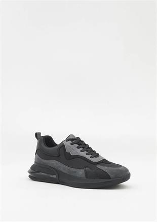 Hush Puppies 031M101806 Newell Siyah Erkek Sneaker