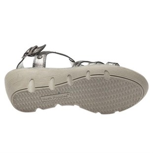 Hush Puppies 031Z101723 Clara Triple Anthracite Kadın Sandalet