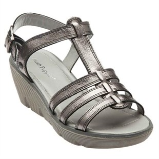 Hush Puppies 031Z101723 Clara Triple Anthracite Kadın Sandalet