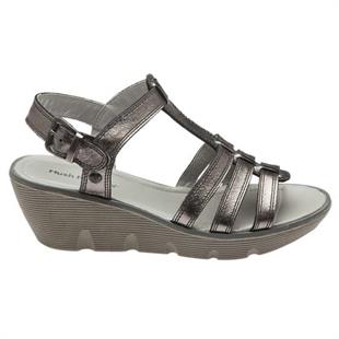 Hush Puppies 031Z101723 Clara Triple Anthracite Kadın Sandalet