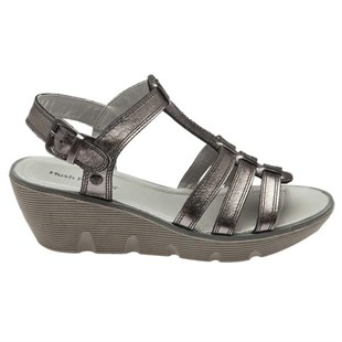 Hush Puppies 031Z101723 Clara Triple Anthracite Kadın Sandalet