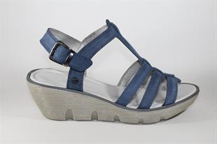 Hush Puppies 031Z101723 Clara Trıple Navy Nubuk Kadın Sandalet