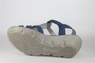 Hush Puppies 031Z101723 Clara Trıple Navy Nubuk Kadın Sandalet
