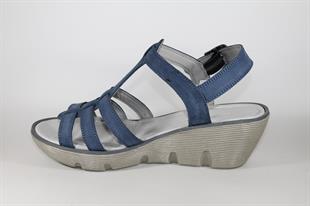 Hush Puppies 031Z101723 Clara Trıple Navy Nubuk Kadın Sandalet