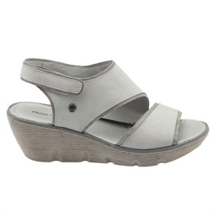 Hush Puppies 031Z101724 Clara Lyricale Grey Nubuk Kadın Sandalet