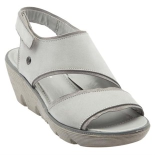 Hush Puppies 031Z101724 Clara Lyricale Grey Nubuk Kadın Sandalet