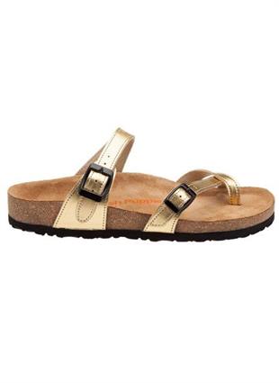 Hush Puppies 031Z1452 Faroe Gold Deri Kadın Parmakarası Terlik