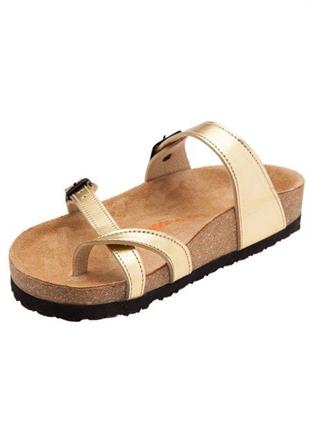 Hush Puppies 031Z1452 Faroe Gold Deri Kadın Parmakarası Terlik