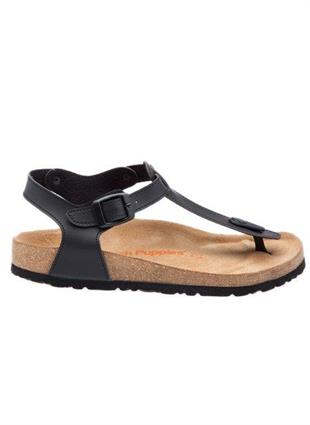 Hush Puppies 031Z1453 Nauru Black Deri Parmak Arası Kadın Sandalet