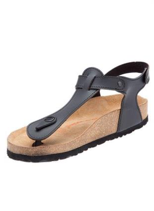 Hush Puppies 031Z1453 Nauru Black Deri Parmak Arası Kadın Sandalet