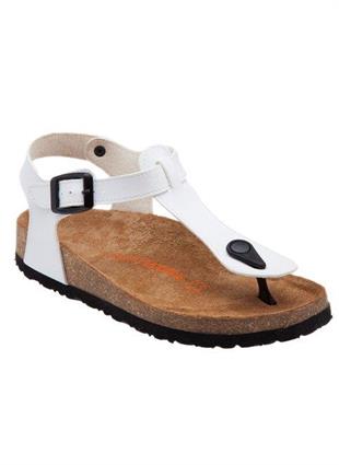 Hush Puppies 031Z1453 Nauru White Deri Parmak Arası Kadın Sandalet