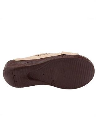 Hush Puppies 031Z1461 Malta Beige Deri Kadın Terlik
