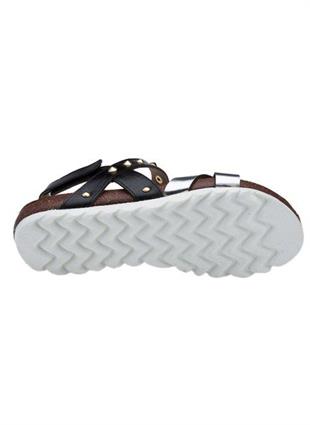 Hush Puppies 031Z1469 Gray Silver Deri Kadın Sandalet