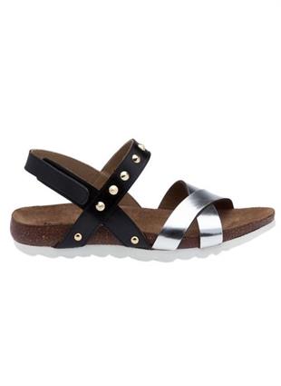 Hush Puppies 031Z1469 Gray Silver Deri Kadın Sandalet