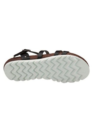Hush Puppies 031Z1472 Cors Black Deri Kadın Sandalet