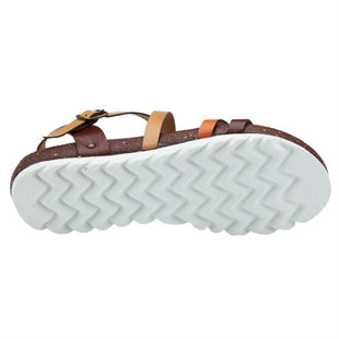 Hush Puppies 031Z1472 Cors Brown Kadın Deri Sandalet