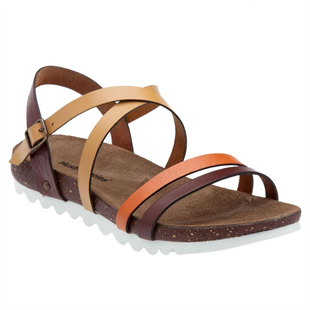 Hush Puppies 031Z1472 Cors Brown Kadın Deri Sandalet