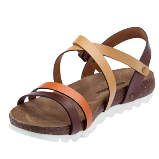 Hush Puppies 031Z1472 Cors Brown Kadın Deri Sandalet