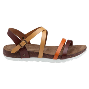 Hush Puppies 031Z1472 Cors Brown Kadın Deri Sandalet