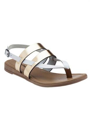 Hush Puppies 031Z1474 Venge Gold Deri Kadın Sandalet
