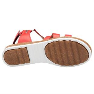 Hush Puppies 036Z100014 Helen Falke Red Kadın Deri Sandalet