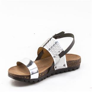Hush Puppies 036Z100037 July Jade Silver Kadın Deri Sandalet