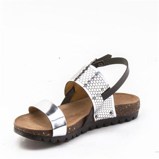 Hush Puppies 036Z100037 July Jade Silver Kadın Deri Sandalet