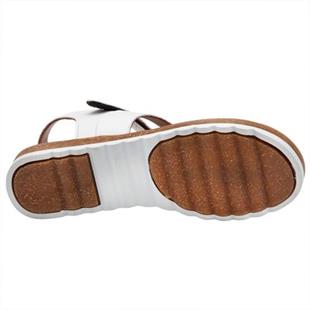 Hush Puppies 036Z100038 Troy Falke White Kadın Deri Sandalet