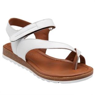 Hush Puppies 036Z100038 Troy Falke White Kadın Deri Sandalet