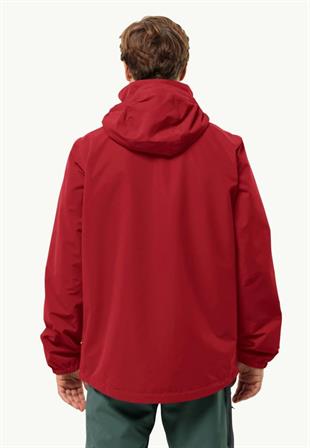Jack Wolfskin 1111142_2607 Stormy Point 2L JKT M Red Glow Erkek Outdoor Ceket