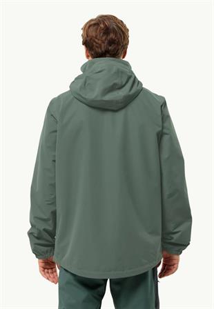 Jack Wolfskin 1111142_4311 Stormy Point 2L JKT M Hedge Green Erkek Outdoor Ceket