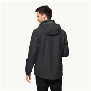 Jack Wolfskin 1111142_6000_004 Stormy Point 2L JKT M Black Erkek Outdoor Ceket