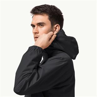 Jack Wolfskin 1111142_6000_004 Stormy Point 2L JKT M Black Erkek Outdoor Ceket