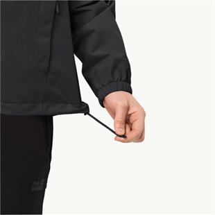 Jack Wolfskin 1111142_6000_004 Stormy Point 2L JKT M Black Erkek Outdoor Ceket