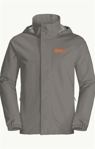Jack Wolfskin 1111142_6185 Stormy Point 2L JKT M Smokey Grey Erkek Outdoor Ceket