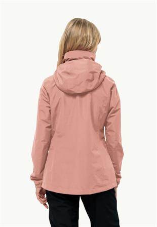 Jack Wolfskin 1111202_2919 Stormy Point 2L JKT W Rose Dawn Kadın Outdoor Ceket