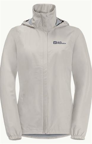 Jack Wolfskin 1111202_5609 Stormy Point 2L JKT W Dove Kadın Outdoor Ceket