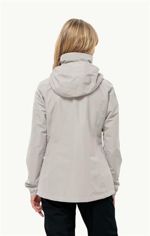 Jack Wolfskin 1111202_5609 Stormy Point 2L JKT W Dove Kadın Outdoor Ceket