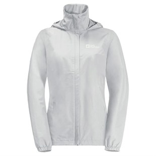 Jack Wolfskin 1111202_6709 Stormy Point 2L JKT W Cool Grey Kadın Outdoor Ceket