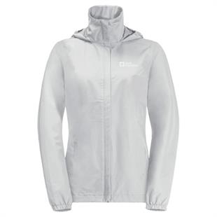 Jack Wolfskin 1111202_6709 Stormy Point 2L JKT W Cool Grey Kadın Outdoor Ceket