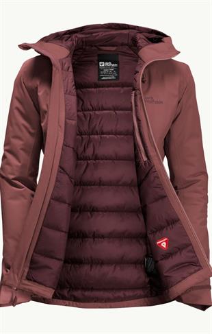 Jack Wolfskin 1111592_2191 Wisper Ins JKT W Apple Butter Kadın Outdoor Ceket