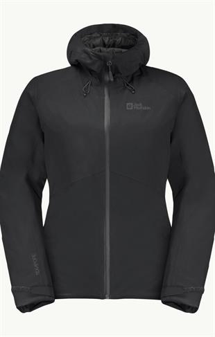 Jack Wolfskin 1111592_6000 Wisper Ins JKT W Black Kadın Outdoor Ceket