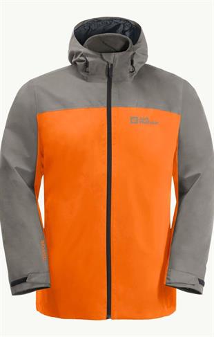 Jack Wolfskin 1115311_3981 TAUBENBERG 3IN1 JKT M Blood Orange Erkek Outdoor Ceket
