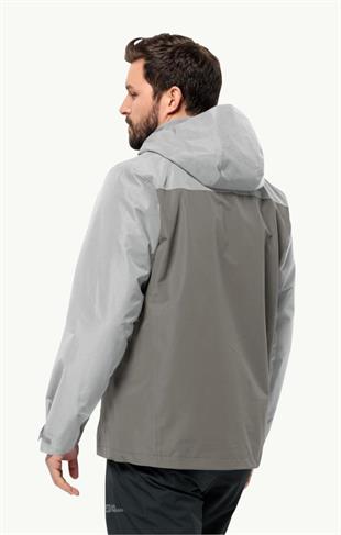 Jack Wolfskin 1115311_6185 TAUBENBERG 3IN1 JKT M Smokey Grey Erkek Outdoor Ceket