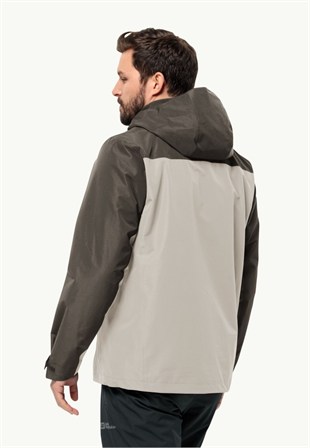 Jack Wolfskin 1115311_A0029 Taubenberg 3In1 JKT M Seal Erkek Outdoor Ceket