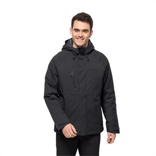 Jack Wolfskin 1115321_6000_002 Troposphere Ins Jacket M Black Erkek Outdoor Ceket