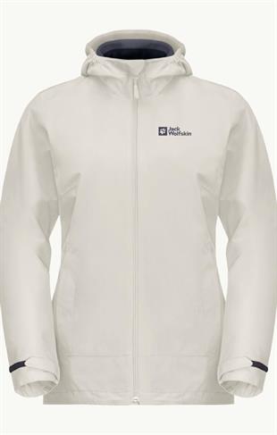 Jack Wolfskin 1115621_5609 Moonrise 3IN1 JKT W Dove Kadın Outdoor Ceket