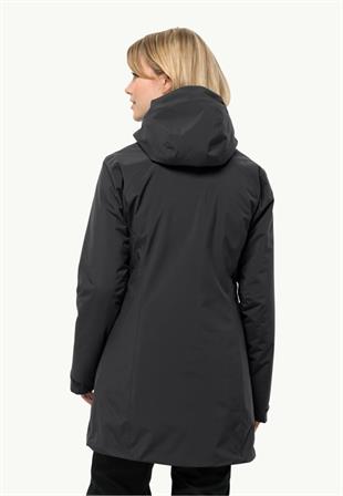 Jack Wolfskin 1115681_6000  Heidelstein Ins JKT W Black Kadın Outdoor Ceket