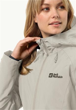 Jack Wolfskin 1115681_A0029 Heidelstein INS JKT W  Seal Kadın Outdoor Ceket