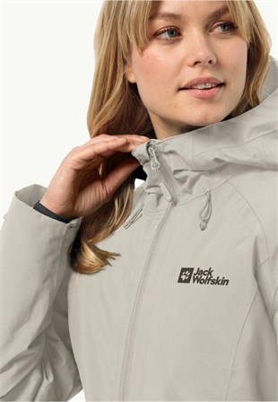 Jack Wolfskin 1115681_A0029 Heidelstein INS JKT W  Seal Kadın Outdoor Ceket